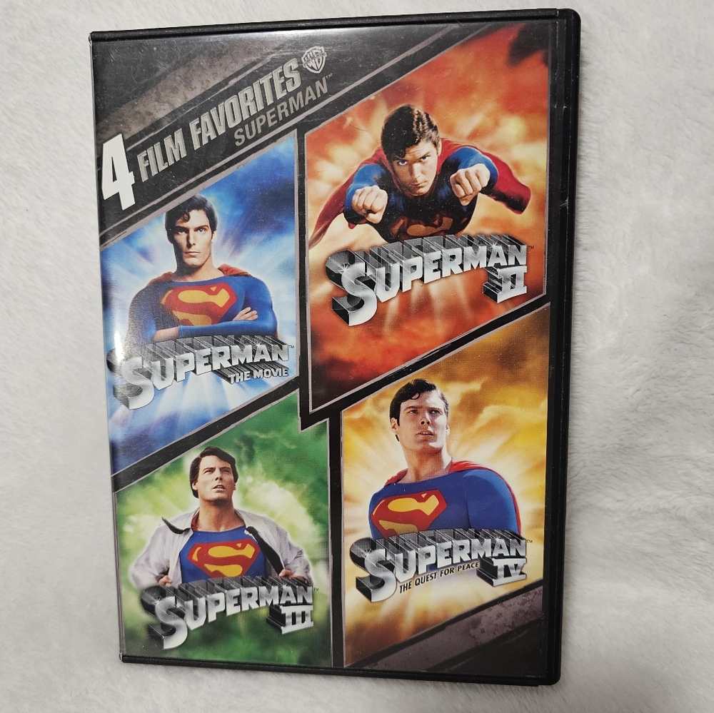 Superman starring Christopher Reeve 4 DVD collection